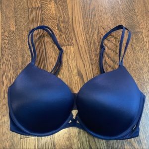 Body By Victoria Very Sexy Push-up Bra- 32DD Navy